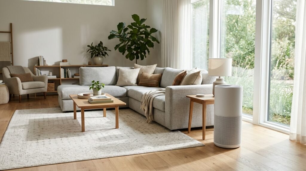 air purifier size for a 300 square foot living room