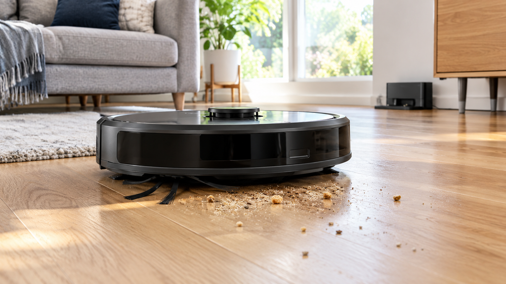 how does a robot vacuum work